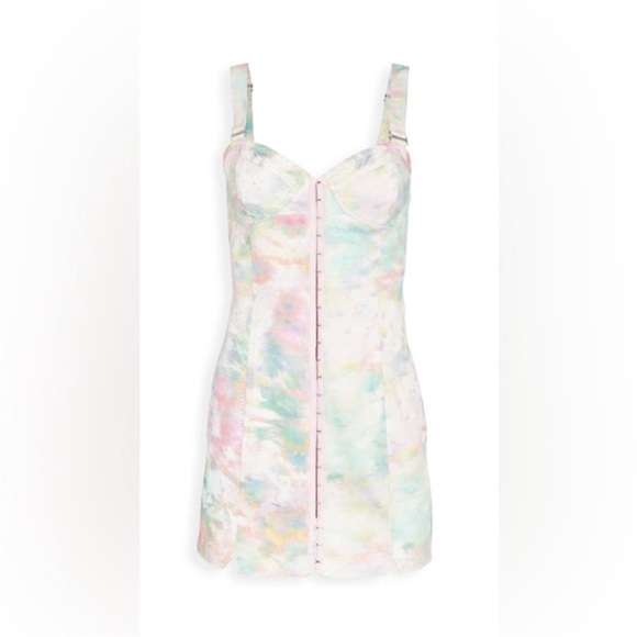 For Love And Lemons Dresses & Skirts - For Love & Lemons Smythe Tie Dye Corset Dress Size S